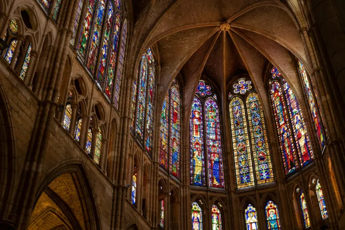 interior catedral de león